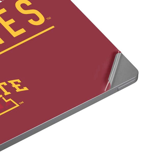 Iowa State University Athletic Text Laptop Skins